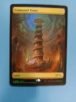 Command Tower - MTG - Foil Textless Tower Promo LP - Image 1