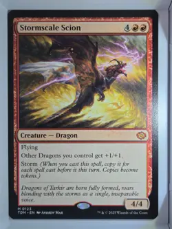 Stormscale Scion - M123 - MTG - Tarkir: Dragonstorm (TDM) - Image 1