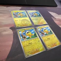 Captain Pikachu (CBB1C) NM 4pc Combo Set Pokemon Chinese Gem Pack 1 - Image 3