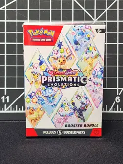 Pokemon TCG Scarlet & Violet Prismatic Evolutions Booster Bundle 6 Booster Packs 820650853210 - Image 1