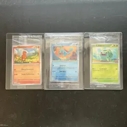 151 SQUIRTLE Pokemon Center CHARMANDER GameStop BULBASAUR Best Buy Sealed PROMO - Image 1