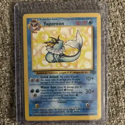 Vaporeon 28/64 (Non Holo) - Pokemon- Jungle Unlimited MP - Image 1