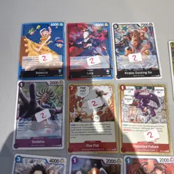 One Piece TCG OP15 Pre Release Card Lot bundle - Op15 rare cards only bundle - Image 5