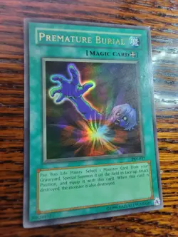 Yugioh TCG Premature Burial PSV-037 Pharaoh's Servant Ultra Rare Unlimited LP - Image 2