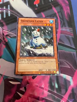 YUGIOH - SNOWMAN EATER - BP01 - STARFOIL - 1ST ED - NM - Image 1