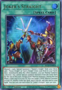 Yu-Gi-Oh! Joker's Straight 1st Ed. KICO-EN004 Ultra Rare NM/LP x1 - Image 1