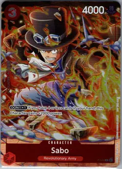 Sabo (Event Pack Vol. 4) P-044 English One Piece Promo Card - NM - Image 1