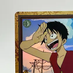 Luffy ONE PIECE Carddass Hyper Battle Holo Trading Card TCG Anime Japan #C01 - Image 3