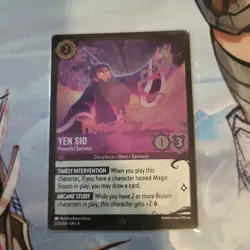 Yen Sid-Powerful Sorcerer 223/204 Lorcana Ursula's Return Legendary Foil - Image 1