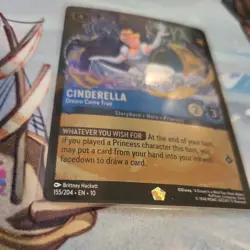 Cinderella – Dream Come True Legendary Disney Lorcana Deck Builder 155/204 foil - Image 3