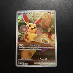 Plusle 193/182 Illustration Rare Holo Card Paradox Rift Pokemon TCG NM - Image 1