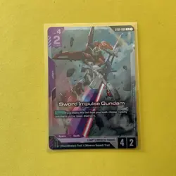 Gundam card Game sword Impulse Gundam ST09 Destiny Ignition C+ parallel - Image 1