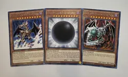 Yugioh The Wicked Gods Wicked Eraser Wicked Dreadroot Wicked Avatar Card Set LP+ - Image 1