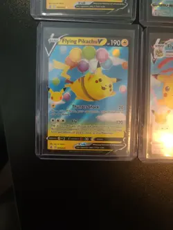 Surfing Pikachu & Flying Pikachu V & Vmax 4 Card Set Pokemon TCG Celebrations NM - Image 4