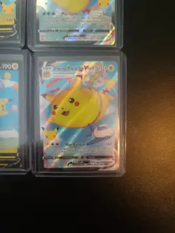 Surfing Pikachu & Flying Pikachu V & Vmax 4 Card Set Pokemon TCG Celebrations NM - Image 5