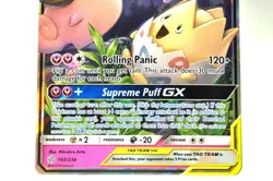 Pokemon card Togepi & Cleffa & Igglybuff GX 143/236 Cosmic Eclipse 2019 English - Image 3