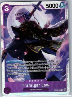 Trafalgar Law OP05-069 SR English Awakening of the New Era - One Piece Card - NM - Image 1