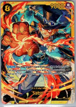 Sabo OP07-118 SEC English 500 Years in the Future - One Piece Card - NM - Image 1