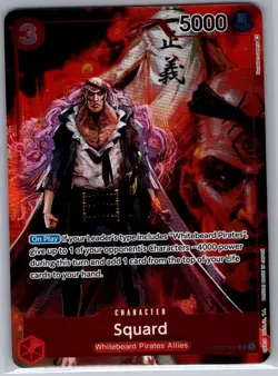 Squard (Box Topper) OP02-009 English Paramount War - One Piece Card - NM - Image 1
