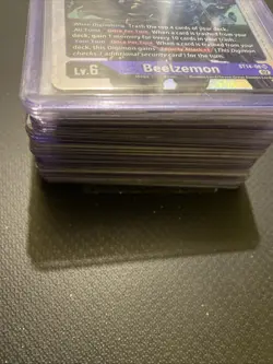 Digimon CCG Beelzmon All Art Secret Rare and Two Different Sr Cards 27 Cards - Image 2