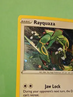 Pokemon Sword & Shield Rayquaza SWSH 029 Promo Black Star Holo Playset (4) Cards - Image 4