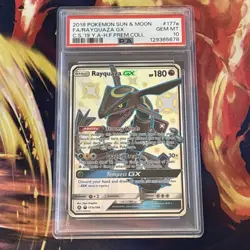 Pokemon TCG Rayquaza GX Celestial Storm Holo Card 177a/168 Promo PSA 10 - Image 1