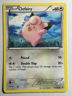 Clefairy Plasma Storm 97/135 MP-LP Pokemon Card - Image 1