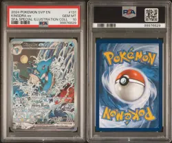 2024 POKEMON SVP EN-SV BLACK STAR PROMO #131 KINGDRA EX PSA 10 GEM MINT - Image 3