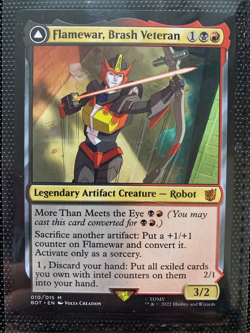 Flamewar, Brash Veteran - Transformers - The Brothers' War - MTG - Image 1