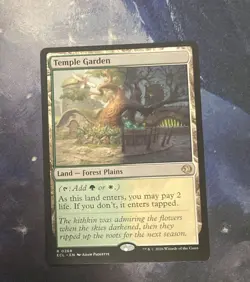 Mtg - Temple Garden (0268) Lorwyn Eclipsed- Rare- NM - Image 1