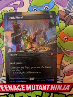 MTG Dark Ritual (Borderless) FOIL - Teenage Mutant Ninja Turtles (TMC) NM - Image 1
