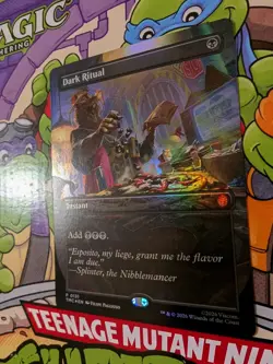 MTG Dark Ritual (Borderless) FOIL - Teenage Mutant Ninja Turtles (TMC) NM - Image 2