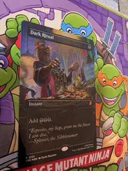 MTG Dark Ritual (Borderless) FOIL - Teenage Mutant Ninja Turtles (TMC) NM - Image 3