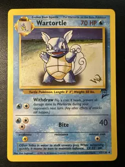 Wartortle "Stamped" [LP] 63/130 - Base Set 2 - WOTC - W Stamp - Pokemon TCG - Image 1
