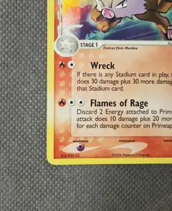 Primeape (Delta Species) Reverse Holo Stamped (2006) EX Holon Phantoms Pokemon - Image 5