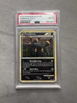 Umbreon 10/90 Alt Holo Art Pokemon Undaunted Low Pop RARE PSA 6 - Image 1