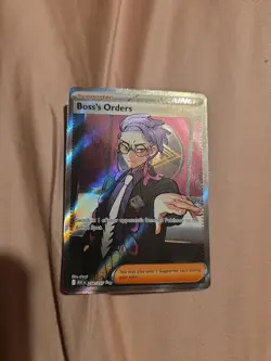 Pokemon Tcg Boss’s Orders | Corbeau #256/217 | Full Art Trainer | NM - Image 2
