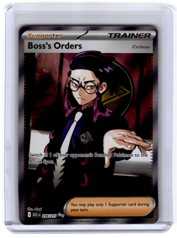 Pokemon Boss's Orders Corbeau Trainer Supporter Full Art Ultra Rare ASC 256/217 - Image 1
