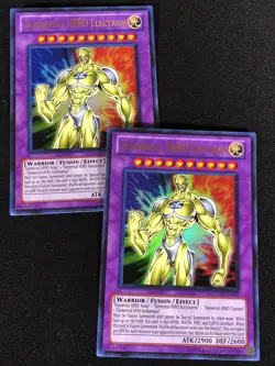 Yugioh Elemental Hero Electrum LCGX-EN052 ULTRA x2(NM) - Image 1