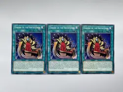 Yugioh! 3x Throne of the Archfiends BPRO-EN059 Common 1st Ed NM - Image 1