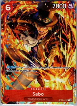 Sabo (Illustration Box Vol.5) OP05-007 English One Piece Promo - NM - Image 1