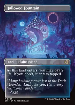 Hallowed Fountain (Borderless) Lorwyn Eclipsed Regular - Image 1