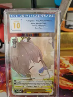 Feeling Like a Baby, Natsuiro Matsuri Weiss Schwarz - CGC pristine 10 - Image 2