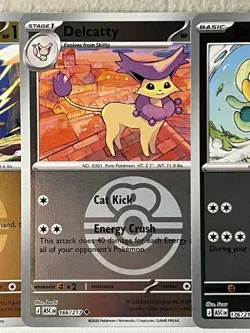 Ascended Heroes Pokeball Pattern Reverse Holo Four Card Lot Pokemon TCG - Image 3