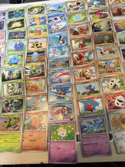 82 Cute Basic Pokemon TCG Card Lot Helioptile, Nickit, Klefki, Poochyena & More - Image 3