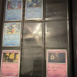 Pokemon TCG Pikachu, Eevee, Flareon, Jolteon, Houndoom Mixed Card Lot in Binder - Image 3