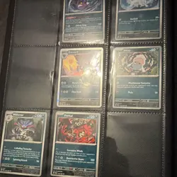 Pokemon TCG Pikachu, Eevee, Flareon, Jolteon, Houndoom Mixed Card Lot in Binder - Image 5