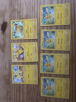 Pokemon Pikachu Card Bundle x8 – Multiple Pikachu Cards – Pokemon TCG Lot - Image 1