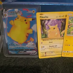 Pokemon Pikachu Card Bundle x7 – Multiple Pikachu Cards – Pokemon TCG Lot - Image 1