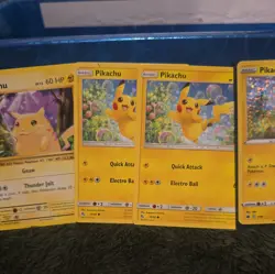 Pokemon Pikachu Card Bundle x7 – Multiple Pikachu Cards – Pokemon TCG Lot - Image 2